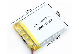 Rechargeable 3.7V 320Mah HHS 402933 Lithium Lipo Li-Ion Polymer Battery
