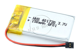 401730 lipo 3.7v 150mAH 160mAH Lithium Polymer Battery for bluetooth gps tracker