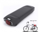 Electric Bike Battery - rear rack 24v electric bike battery with led lamp for lithium battery 10ah 13ah 15ah ebike battery for 200w-500w motor