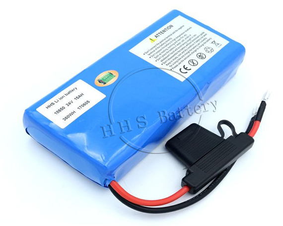 Factory wholesales price 15ah 24v rechargeable 18650 li-ion battery