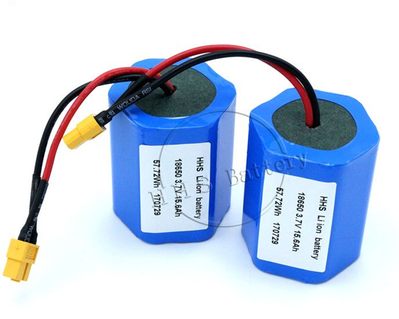 1s6p batteries 15.6ah 3.7v rechargeable li-ion 18650 3.7v battery pack