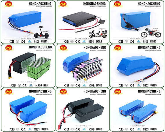 1s6p batteries 15.6ah 3.7v rechargeable li-ion 18650 3.7v battery pack