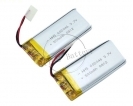 Long cycle life 602046 3.7V 500mAh rechargeable lipo ion battery for GPS