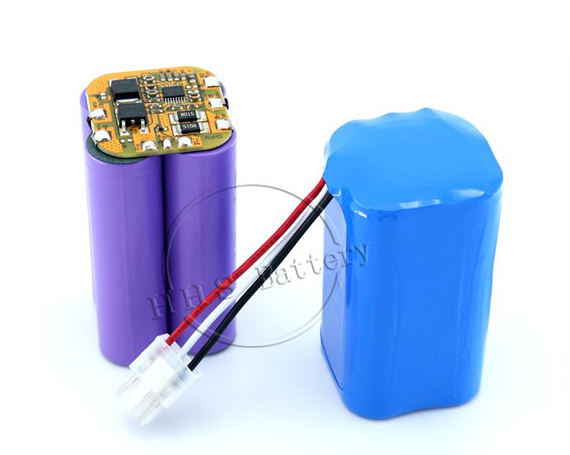 High quality 18650 3s2p lithium ion battery 12v 6800mah with blue PVC