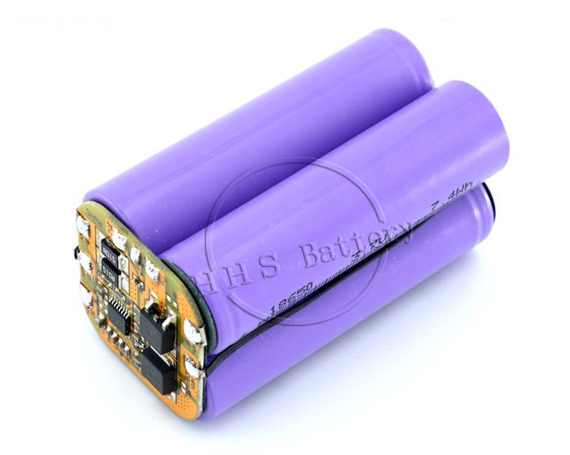 High quality 18650 3s2p lithium ion battery 12v 6800mah with blue PVC