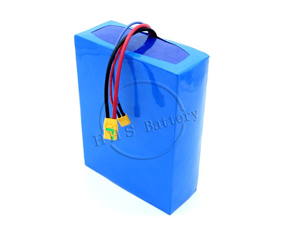 HHS 48V 30Ah 48Ah Lithium ion Battery for 500W 800W 1000W Motor with 30A BMS