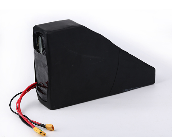 Rechargeable Triangle Shape Lithium Ion Ebike Battery 52V 20Ah E-Bike Battery Pack