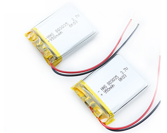 HHS 3.7V 950mAh 803035 li-polymer rechargeable battery for Bluetooth GPS PSP handset MID Powebank PAD PDA