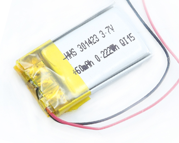 HHS 3.7v 60 mAh 301423 Li-polymer Rechargeable Battery for Mid PDA Bluetooth