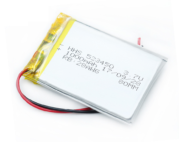 HHS 3.7V 1000mAh 523450 Li-ion Rechargeable Lithium Polymer Li-Po Battery